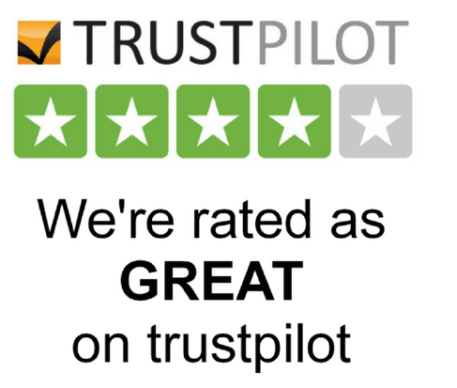 Rated Great on TrustPilot