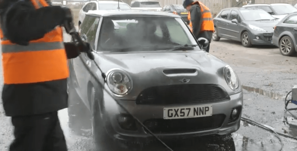 Car Clean at the airport