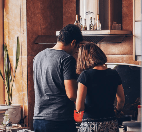 Couple Cooking Valentines